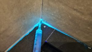 Colorimétrie au traceur UV